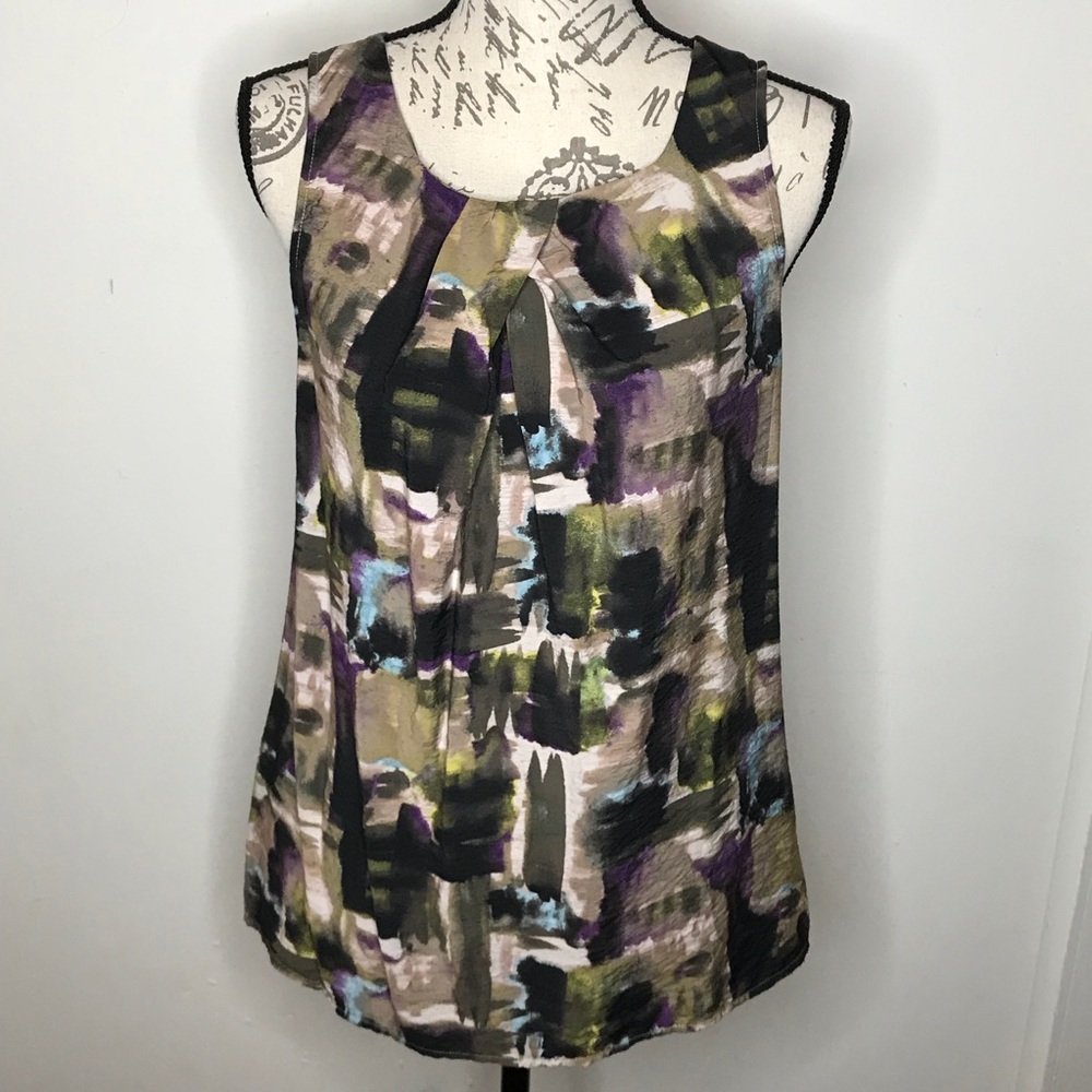 Ann Taylor Loft Women Sleeveless Blouse Top Medium